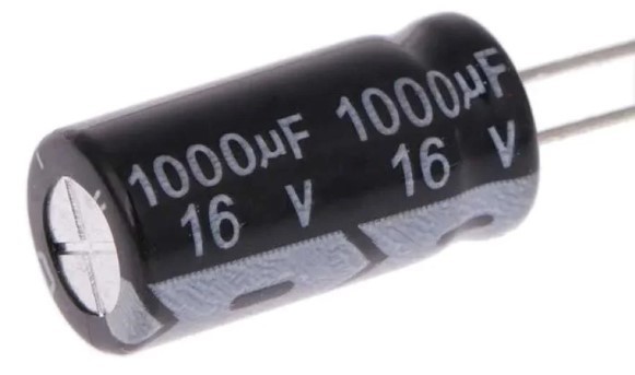 1000uF 16V 10X16mm Through Hole Electrolytic Capacitor