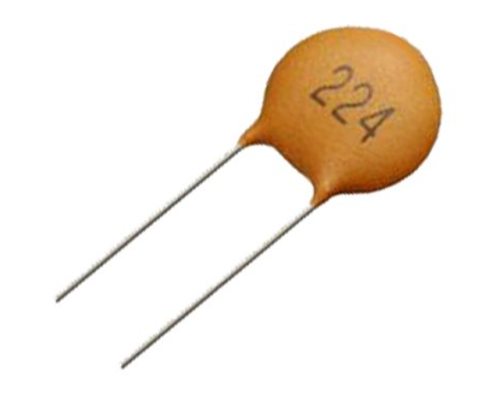 224pF 50V (220K) Through Hole Ceramic Disc Capacitor