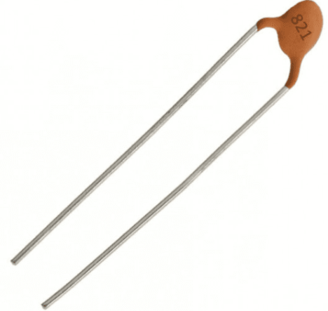 820pF 50V Through Hole Ceramic Disc Capacitor