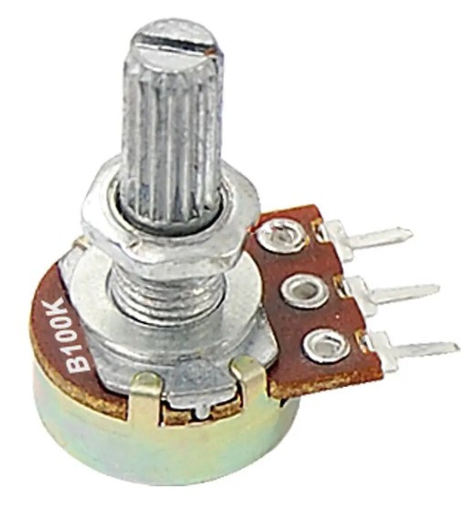 100K Ohm Variable Resistor Single Turn Potentiometer-3Pin