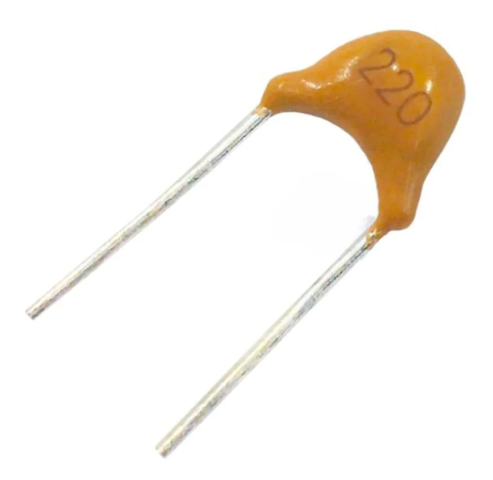 220 (22pF) Through Hole Multilayer  Myler  Capacitor