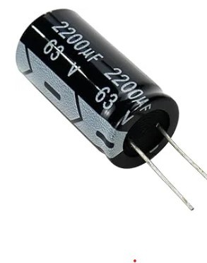 2200uF 63V 16X25mm Through Hole Electrolytic Capacitor