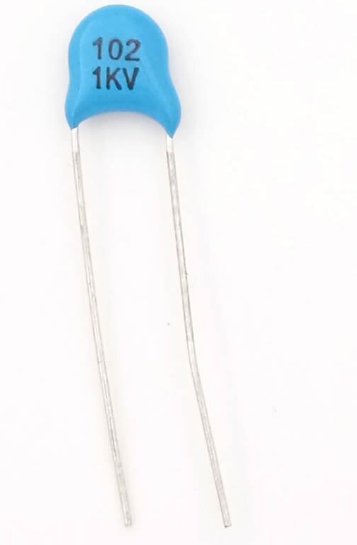 1nF 102 1KV Through Hole High Voltage Ceramic Disc Capacitor
