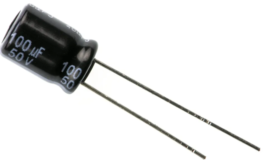 100uF 50V 8X12mm Through Hole Electrolytic Capacitor