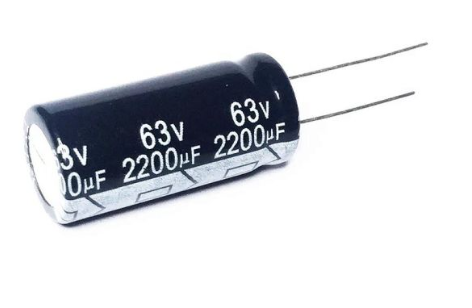2200uF 63V 16X25mm Through Hole Electrolytic Capacitor