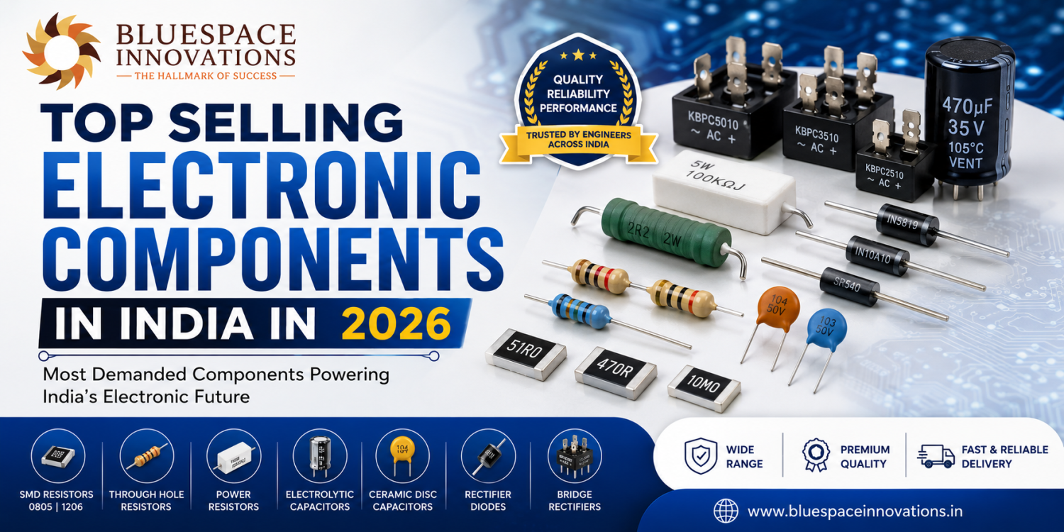 Top Selling Electronic Components in India in 2026 – Most Demanded Products by Engineers & Manufacturers