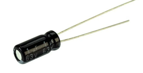 1uF 63V 5X11mm Through Hole Electrolytic Capacitor