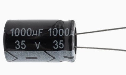 1000uF 35V 13X21mm Through Hole Electrolytic Capacitor