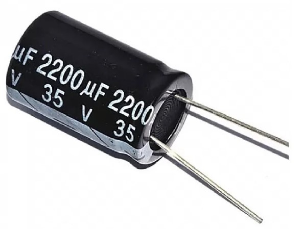 2200uF 35V 16X30mm Through Hole Electrolytic Capacitor