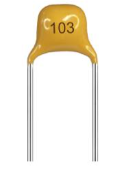 103 (0.01uF) Through Hole Multilayer  Myler  Capacitor