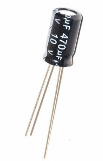 470uF 10V 6X11mm Through Hole Electrolytic Capacitor