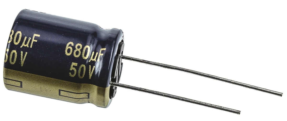 680uF 50V 10X13mm Through Hole Electrolytic Capacitor