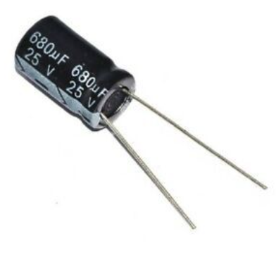 680uF 25V 8X12mm Through Hole Electrolytic Capacitor
